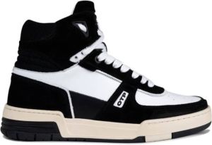 Off The Pitch Buiten het veld Basketta Sneakers Hi Nero Blanco Wit Heren