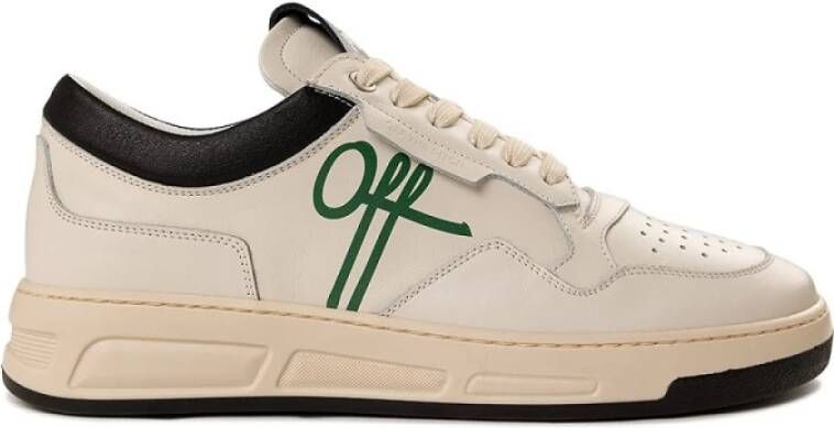 Off The Pitch Full Stop Sneakers Beige Zwart