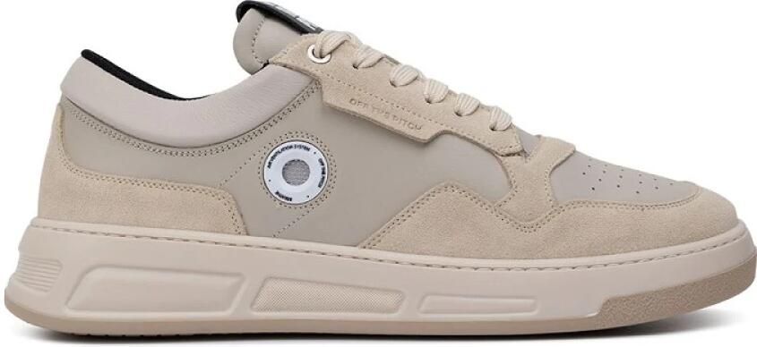 Off The Pitch Heren Bruin Beige Breathe Sneakers