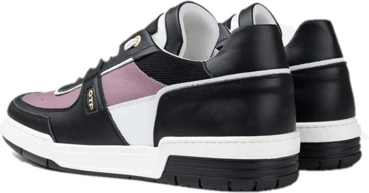 Off The Pitch Struthio Hi Top Sneakers Zwart Paars