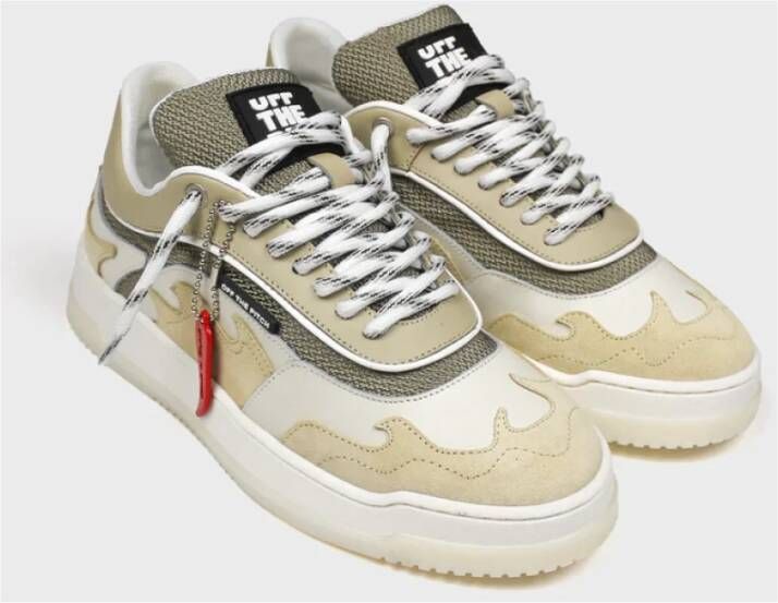 Off The Pitch Peperoncino Beige Wit Heren Sneakers Beige Heren
