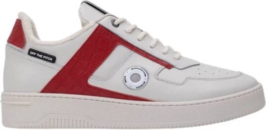 Off The Pitch Sky Force Sneakers Wit Rood