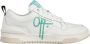 Off The Pitch Zachte Action Leren Sneakers Wit Blauw - Thumbnail 1