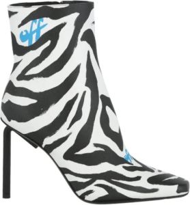 Off White 4 Hak Leren Laarzen Meerkleurig Dames