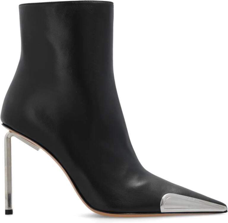 Off White Allen met hak enkellaarzen Zwart Dames