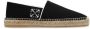 Off-White Anglette espadrilles met borduurwerk Zwart - Thumbnail 1