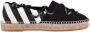 Off-White Espadrilles Canvas Laces Flat Espadrillas in zwart - Thumbnail 4