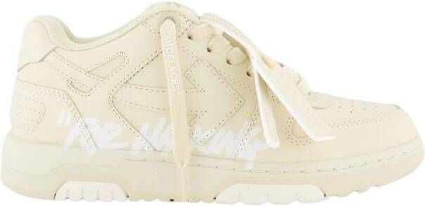 Off White Beige Sneaker Out Of Office