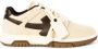 Off White Beige Veterschoen met Gewatteerde Enkel - Thumbnail 1