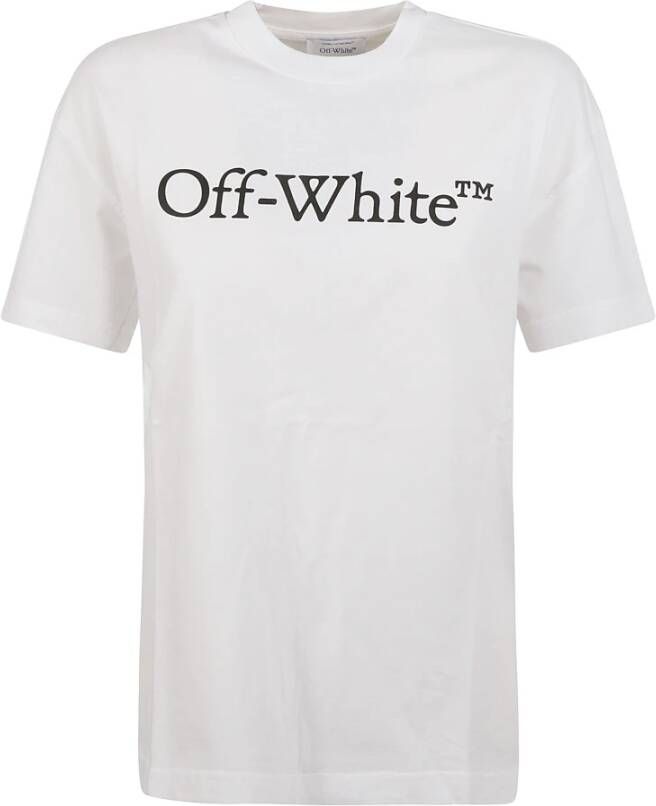 Off White Big Logo Bookish Regular T-shirt