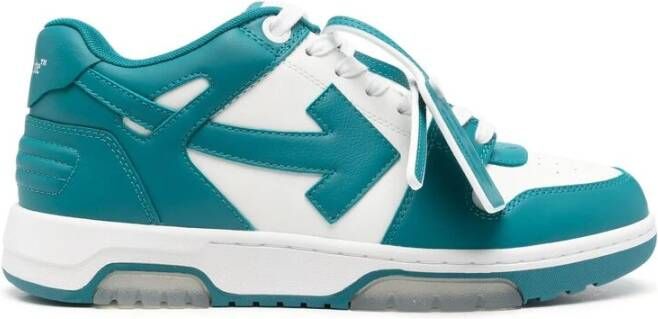 Off White Blauwe Vetersneaker Blue Heren