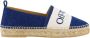 Off White Blauw Wit Bookish Espadrille Schoenen - Thumbnail 1