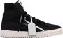 Off White Blauw Witte Leren Sneakers met Arrows Design - Thumbnail 1