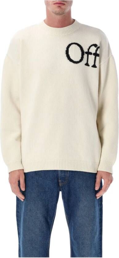 Off White Bookish Shared Knit Crewneck