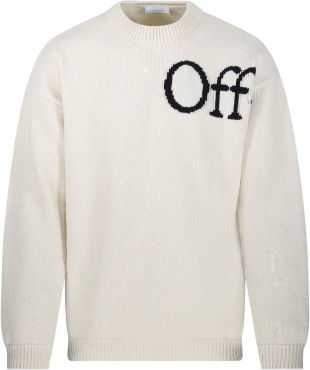 Off White Bookish Shared Knitwear Crewneck