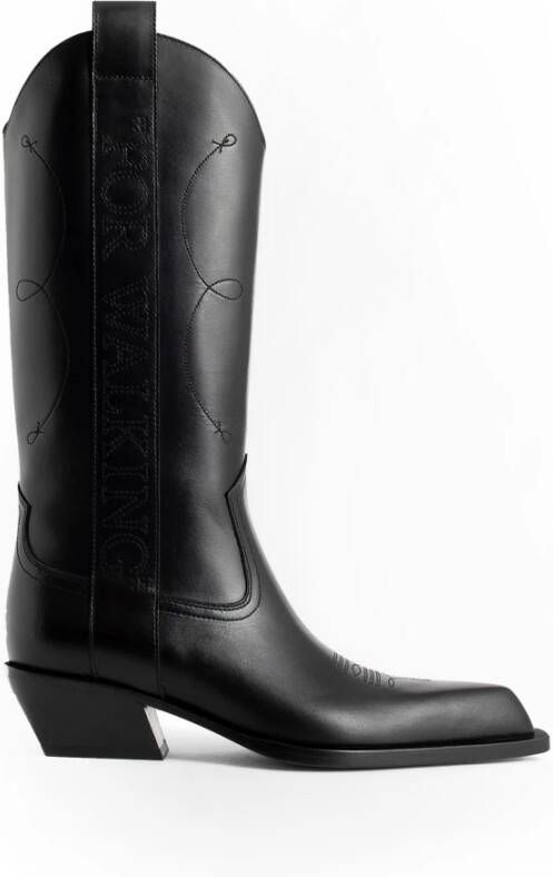 Off White Boots Black Dames