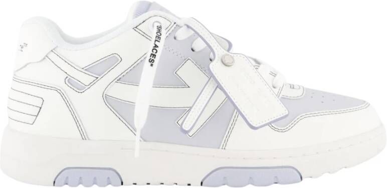 Off White Casual Sneaker in Wit Blauw White Heren