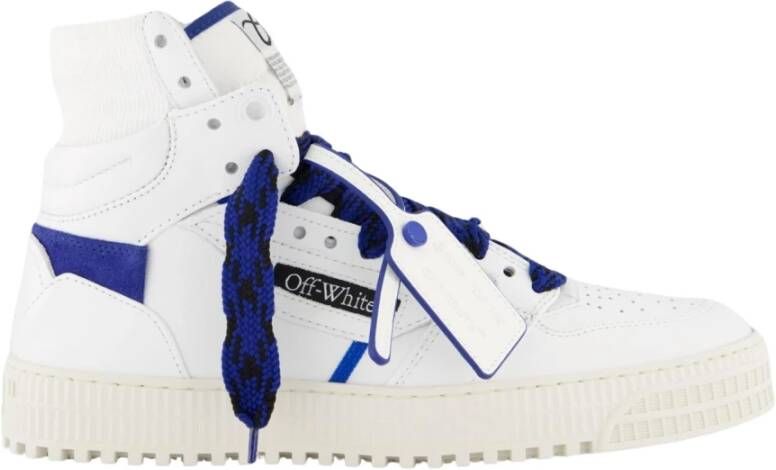 Off White Casual Sneaker Wit Blauw White Heren
