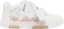 Off White Witte Slim Sneakers met Roze Accents Multicolor Dames - Thumbnail 1