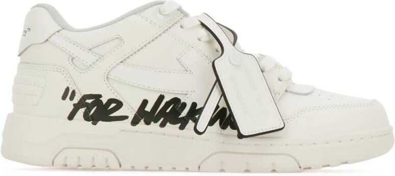 Off White Casual Sneakers voor dagelijks gebruik