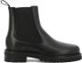 Off White Combat Leren Enkellaarzen Black Heren - Thumbnail 1