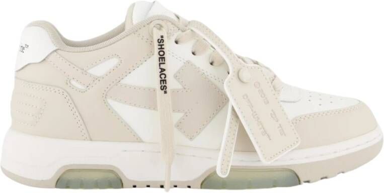 Off White Dames Out Of Office Sneaker Wit Beig White Dames