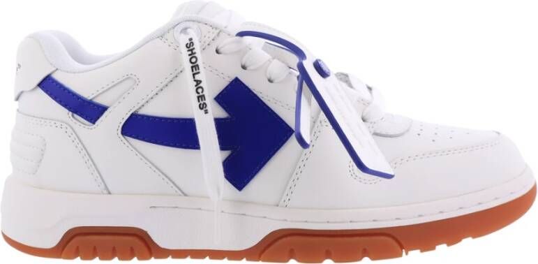 Off White Dames Out Of Office Sneaker Wit Blau White Dames