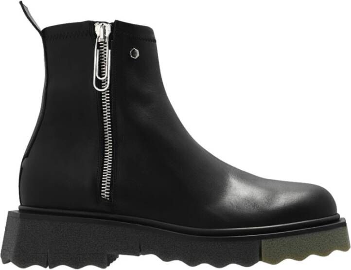Off-White Enkellaarzen Zwart - Foto 1