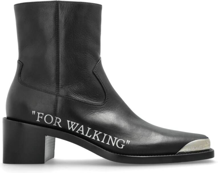 Off White Enkellaarzen om te wandelen