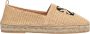 Off White Geborduurde Arrow Raffia Espadrilles Beige Dames - Thumbnail 7