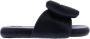 Off White Extra Padded Nappa Leather Slippers Zwart Dames - Thumbnail 2
