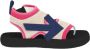 Off White Neopreen en Suède Sandalen Multicolor Dames - Thumbnail 1