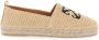 Off White Geborduurde Arrow Raffia Espadrilles Beige Dames - Thumbnail 19
