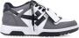 Off White Geperforeerde leren sneakers met ritssluiting Multicolor Heren - Thumbnail 1
