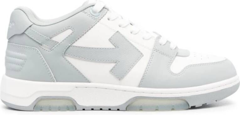 Off White Grijze Sneaker Out of Office