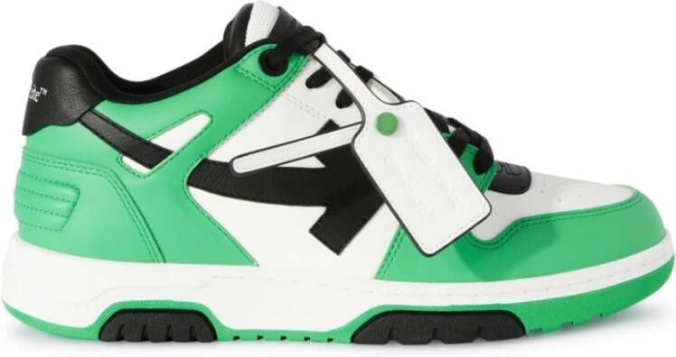 Off White Groene Sneakers Out Of Office Multicolor Heren