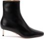 Off White Zilveren Allen Enkellaarzen Black Dames - Thumbnail 1