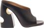 Off-White Slippers & Mules Pop Bulky Nappa Thong Mule in zwart - Thumbnail 1