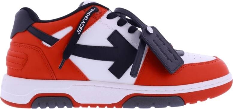 Off White Heren Out Of Office Calf Leather Red Heren