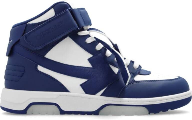 Off White Hoge sneakers voor 'Out Of Office' Blauw Heren