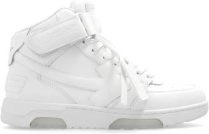 Off White Witte Sneakers met Verstelbare Band Wit Dames