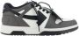 Off White Grijze Leren Sneakers Stijlvol Ontwerp Multicolor - Thumbnail 1
