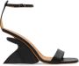 Off-White Jug sandalen met sleehak Zwart - Thumbnail 1