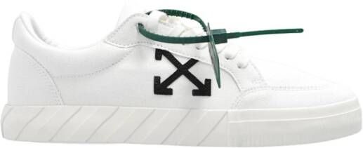 Off White Vulkaniseerde low-top sneakers Wit