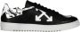 Off White Lage leren sneakers met logo bedel Black Heren - Thumbnail 1