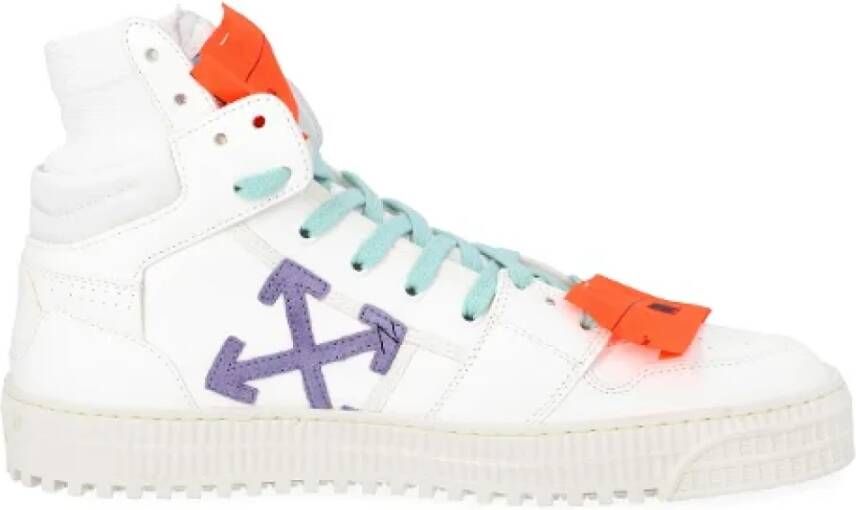Off White Leather sneakers White Heren
