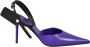 Off White Leren puntige sandalen met 10 cm hak - Thumbnail 1