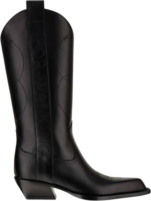 Off-White Boots & laarzen "For Walking" Texan Boot in zwart