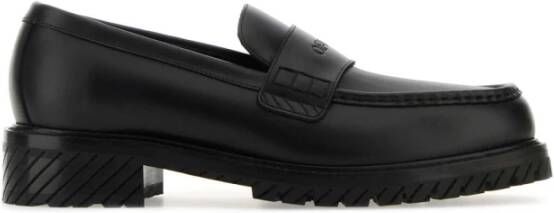 Off White Zwarte platte schoenen met 5 cm rand Black Heren - Foto 1