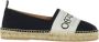 Off White Logo Bookish Espadrilles - Thumbnail 1